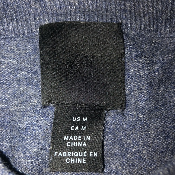 H&M blue sweater long comfy - Picture 2 of 2